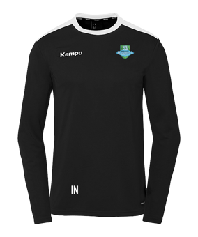 Kempa Emotion 27 Shirt Langarm Schwarz Weiss F003