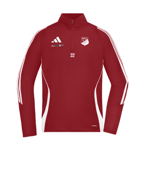 adidas Tiro 24 Trainingstop Rot Weiss