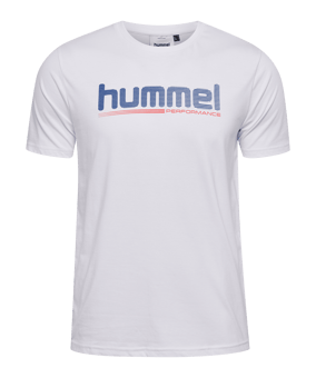 Hummel Pulse Graphic S/S T-Shirt Weiß F9001 - weiss