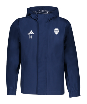 adidas Entrada 22 Allwetterjacke Kids Blau