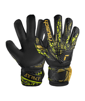 Reusch Attrakt Infinity Finger Support TW-Handschuhe Night Spark 2024 Kids F7739 - schwarz