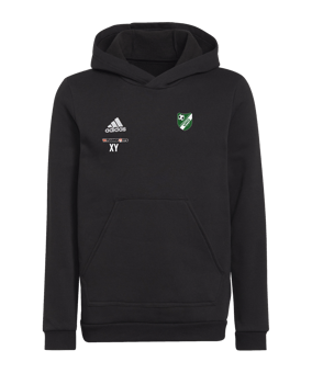 adidas Entrada 22 Hoody Kids Schwarz