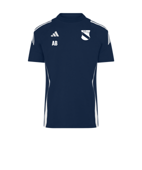 adidas Tiro 24 T-Shirt Blau Weiss