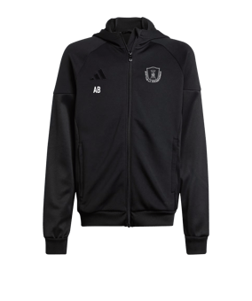 adidas Tiro 25 Travel Kapuzenjacke Schwarz