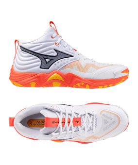Mizuno Wave Momentum Elite Mid Weiß F01 - weiss