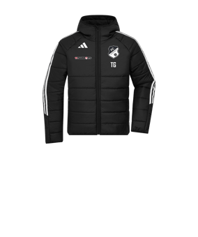 adidas Tiro 24 Winterjacke Kids Schwarz Weiss 