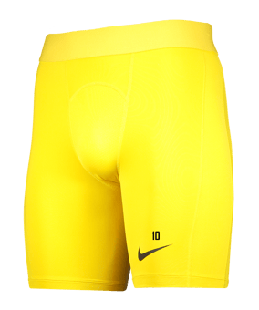 Nike Pro Strike Short Gelb Schwarz F719