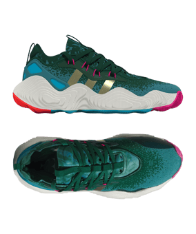 adidas Trae Young 3 Grün Gold - gruen