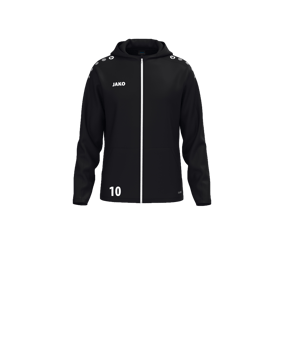 JAKO One Kapuzenjacke Kids Schwarz F800