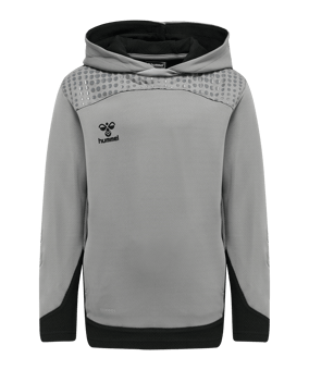 Hummel hmlLEAD Poly Hoody Kids Grau F2006 - grau