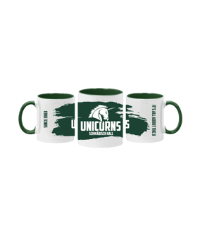 Unicorns Tasse #splashpott Grün Weiss - gruen