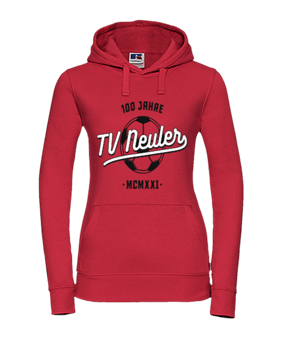 TV NEULER Hoodie Vintage Ball MCMXXI Damen (RED) - rot