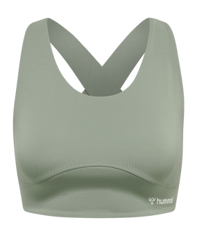 Hummel hmlMT Grace Sport-BH Damen Grün F2103 - gruen