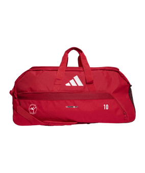 adidas Tiro League Duffel Bag Gr. L Rot Schwarz