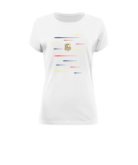 Stanley & Stella Expresser 2.0 T-Shirt Damen Weiß | #lines