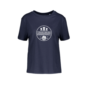 Merch Muser T-Shirt Women French Navy | #logo weiß