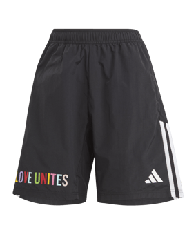 adidas Pride Tiro Downtime Short Schwarz - schwarz