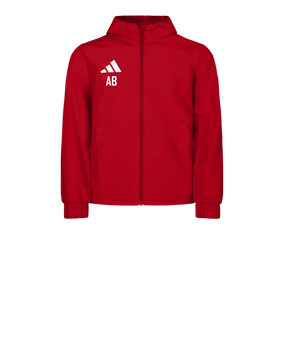 adidas Entrada 26 Jacke Kids Rot