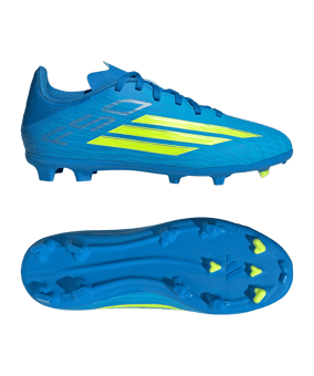 adidas F50 League FG/MG Ice Cold Precision Kids Blau - blau