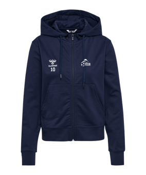 Veste à capuche Hummel GO 2.0 femmes bleus F7026 