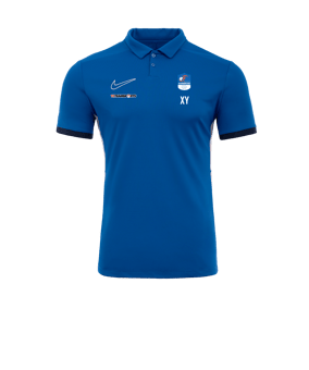 Nike Academy 25 Polo Blau F463