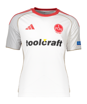 adidas 1. FC Nürnberg Trikot Away 2025/2026 Weiß - weiss