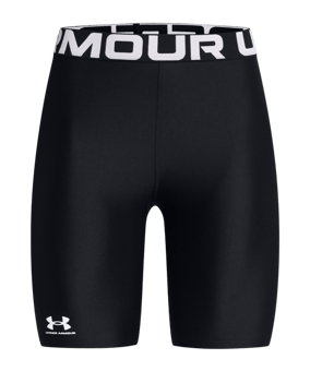 Under Armour HeatGear Authentics 8In Short Damen - schwarz