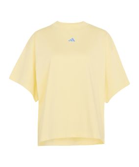 adidas 3 Stripes Studio T-Shirt Damen Gelb - gelb