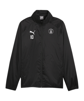 PUMA teamGOAL Allwetterjacke Schwarz Weiss F03