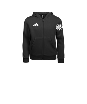 adidas Entrada 26 Kapuzenjacke Kids Schwarz
