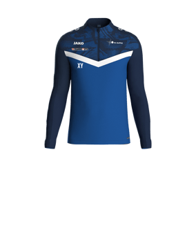 JAKO Iconic HalfZip Sweatshirt Kids Blau F403