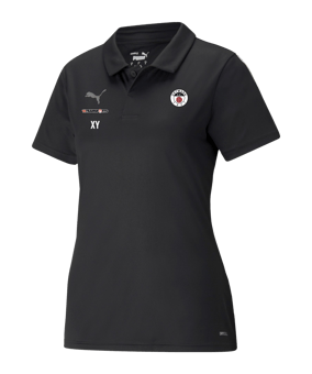 PUMA teamLIGA Sideline Polo Damen Schwarz F03