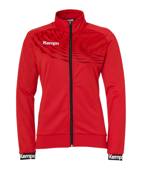 Kempa Wave 26 Poly Trainingsjacke Damen Rot F04 - rot
