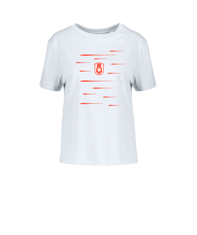 Merch Muser T-Shirt Women White | #lines