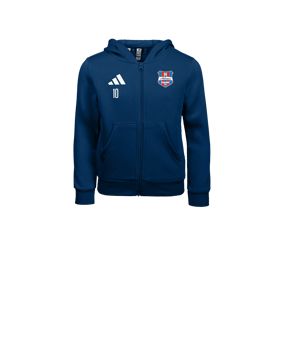 adidas Entrada 26 Kapuzenjacke Kids Blau
