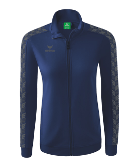 Erima Essential Team Tracktop Jacke Damen Blau - blau