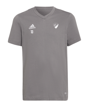 adidas Entrada 22 T-Shirt Kids Grau