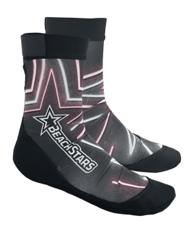 Ballsportdirekt Beachstar Sand Socken Schwarz - schwarz