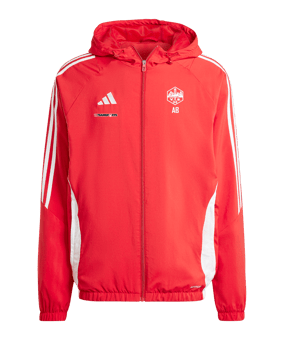 adidas Tiro 24 Windbreaker Rot Weiss