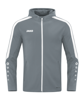 JAKO Power Kapuzenjacke Grau F840 - grau