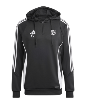 adidas Tiro 24 Hoody Schwarz Weiss 