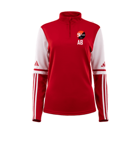adidas Squadra 25 HalfZip Sweatshirt Damen Rot