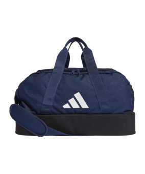 adidas Tiro League Duffel Bag Gr. S Blau Weiss - dunkelblau