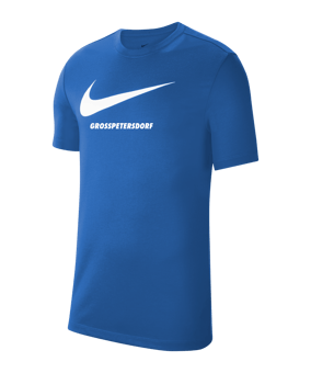 Nike Park 20 T-Shirt Swoosh Blau Weiss F463
