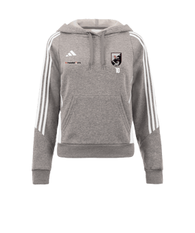 adidas Tiro 24 Hoody Damen Grau Weiss