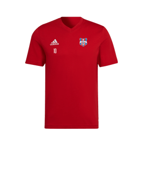 adidas Entrada 22 T-Shirt Rot