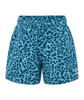 Hummel Flowy Aop Short Kids Blau F7058 - blau