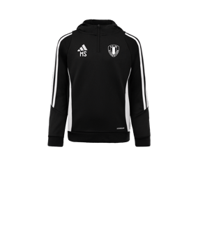 adidas Tiro 24 Hoody Kids Schwarz Weiss