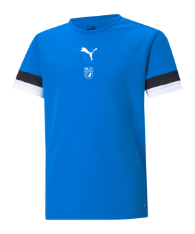 PUMA teamRISE Trikot Kids Blau F02