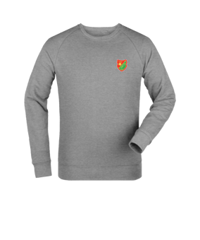 Merch Roller Sweatshirt Heather Grey  | #logo4c